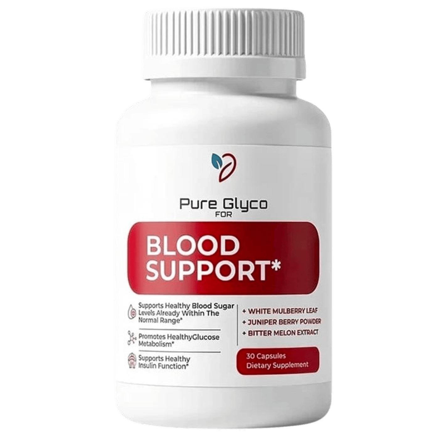 Pure Glyco Blood Support supplement bottle